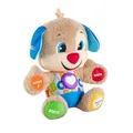 Produktbild: Fisher-Price Lernspaß-Hündchen mit drei Stufen | sprechendes Kuscheltier mit Musik als Kinderspielzeug und Baby Spielzeug | Interaktiver Teddybär, Version: Französisch, FPM44