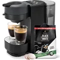 Produktbild: Tchibo Kaffeepadmaschine „CALL ME PAD“ inkl. 36 Tchibo Black & White Pads, Schwa