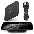 Produktbild: QI Wireless Charger Schnell Ladegerät kompatibel mit Xiaomi 15/15 Ultra Induktive Ladestation 15W Universal Schnellladestation Kabellos
