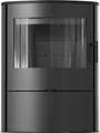 Produktbild: Kaminofen aus stahl KRATKI AB/S/2/ROLLO Ø 150 10 kW schwarz Verkleidung