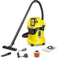 Produktbild: Kärcher Akku-Nass-/Trockensauger WD 3 Battery Set, 36 V, 17 l, Patronenfilter - Gelb
