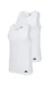 Produktbild: adidas Sportswear Tanktop Active Flex Cotton Ergonomic (2er Pack) mit belüfteter Netzpasse am Rücken, elastisch, Rundhalsausschnitt