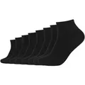 Produktbild: s.Oliver Unisex Socken, 8er Pack - Quarter, einfarbig Schwarz 39-42