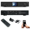 Produktbild: XORO HFT 440 - Internetradio DAB+ & UKW-Empfang zur Erweiterung einer HiFi Anlage, 2,4 GHz WLAN, Bluetooth, Spotify Connect, Musik Streaming per UPnP - Schwarz