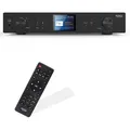 Produktbild: Xoro HFT 440 HiFi-Tuner Internetradio, DAB+/FM/UKW, WLAN, Bluetooth, Spotify Connect, Musik Streaming per UPnP, Antenne, Fernbedienung, LINE OUT, LINE IN, Breite 43 cm