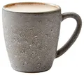 Produktbild: BITZ Becher, Kleiner Kaffeebecher aus Steingut, 19 cl, Grau/Creme