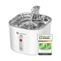 Produktbild: Molly&Cody Spring Trinkbrunnen für Katzen & Hunde (2L Wasserkapazität, automatischer Wasserspender, Ultra leise Wasserpumpe, sichtbare Wasserstandanzeige, 3-faches Filtersystem, kompakt, Edelstahl)