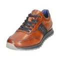 Produktbild: bugatti man Herren Low-Top Sneaker, Männer Sneaker, Wechselfußbett,sportlich,maennlich,Men's,Men,Halbschuhe,Sportschuhe,Cognac (6300),43 EU/EU UK