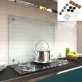 Produktbild: Fliesenspiegel  70x50CM 6mm ESG Glasplatte Küchenrückwand Spritzschutz 🍳