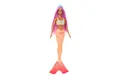 Produktbild: Mattel Barbie - Meerjungfrau Puppe - orangefarbene Schwanzflosse HRR05