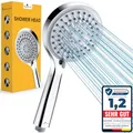 Produktbild: Magichome Duschkopf Wassersparend 5 Strahlarten Hochdruck Duschkopf Handbrause Duschbrause Groß Sparduschkopf
