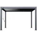 Produktbild: Weide Deluxe Plus Pergola Voll Aluminium Freistehend 3 x 4 M Lamellendach Anthrazit Pavillon