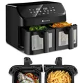 Produktbild: Heißluftfritteuse Fritteuse Airfryer XXL Doppelkammer B-WARE