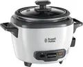 Produktbild: Russell Hobbs Reiskocher Mini 27020-56 | 0,4 l | Warmhaltefunktion | Antihaftbeschichtung | 200 W | weiß/schwarz