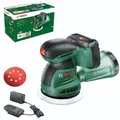 Produktbild: Akku-Exzenterschleifer EasyOrbit 18V-10, incl. Akku pba 2 Ah, Ladegerät, Zubehör, Karton - Bosch