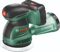 Produktbild: Bosch-Akku-Exzenterschleifer EasyOrbit 18V-10 (Schleifen auf Holz, lackierten und gestrichenen Oberflächen klein bis mittel; Durchmesser: 125 mm; Akku und Ladegerät of 2,0 Ah)