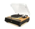 Produktbild: House of Marley Soul Rebel Plattenspieler Bluetooth - nachhaltig gefertigter Schallplattenspieler mit integrierten Lautsprechern, mit AT3600L-Tonabnehmer, LED-Beleuchtung & Vorverstärker