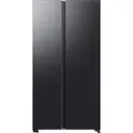 Produktbild: Samsung RS70F65QEFEF Side by Side Kühl-Gefrier-Kombination Black Steel - Schwarz
