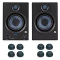 Produktbild: PreSonus Eris 5BT Aktive Bluetooth Studio Monitor-Boxen Lautsprecher 2nd Gen + keepdrum Schwingungsdämpfer Boxen-Füße