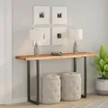 Produktbild: vidaXL Tischplatte 120x40x2,5cm Rechteckig Massivholz Akazie Baumkante