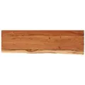 Produktbild: vidaXL Tischplatte 120x40x2,5cm Rechteckig Massivholz Akazie Baumkante 370254