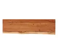 Produktbild: vidaXL Tischplatte Tischplatte 120x40x2,5cm Rechteckig Massivholz Baumkante (1 St)