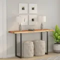 Produktbild: Tischplatte 120x40x2,5cm Rechteckig Massivholz Akazie Baumkante