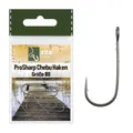 Produktbild: Zite Fishing ProSharp Chebu Haken | 10 Stück je Größe | Größen #4#6#8 | Teflonbeschichtet mit Baitholder-Spikes | Für Cheburashka Rigs & Raubfisch-Angeln | Angelhaken für Barsch Zander Hecht (#8)