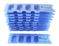 Produktbild: Medi-Inn Medikamentendispenser mit 4 Fächern, blau Standard, 10 Stück, Tablettenbox für einen Tag, Pillenbox, Tagesdispenser