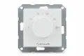 Produktbild: Salus Kombi-Raumthermostat, elektronisch, 230V/0,5A, mit Zentralplatte 55 x 55 mm, reinweiß (9019459005)