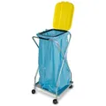 Produktbild: BRB Müllsackständer mit Rollen, für 70-120L Säcke (gelb, einfach)
