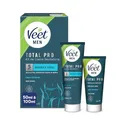 Produktbild: Intim-Haarentfernungs-Set Veet Men 100ml Creme + 50ml Balsam für Männer