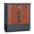 Produktbild: Briefkasten verschliessbar Wandbriefkasten Mailbox Postkasten Briefbox Postbox
