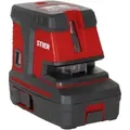 Produktbild: STIER Kreuzlinienlaser 150° x 130° mit 5 Lotpunkten, grün