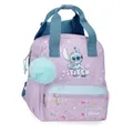 Produktbild: Disney Joumma Lovely Stitch Schulrucksack, anpassbar, Trolley, Violett, 23 x 28 x 10 cm, Polyester, 6,44 l