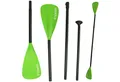 Produktbild: 24Move Doppelpaddel, Premium Stand Up Paddle Aluminium, verstellbar, 4-teilig SUP-Paddel, (2 in 1 Paket, als Einzelpaddel oder Doppeltes Paddel, grün), für Paddelboards, Kajakboot und Ruderboot, universell einsetzbar