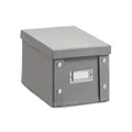 Produktbild: Zeller 17595 CD-Box, Pappe, grau, 16,5 x 28 x 15 cm