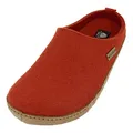 Produktbild: HAFLINGER Emils Toffel Filzpantoffel Hausschuh mit Ledersohle Unisex (Fuchs 110) Gr 40