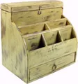 Produktbild: Guru-Shop Aufbewahrungsdose Vintage Schreibtisch Ordner, Schreibtisch..
