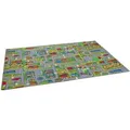 Produktbild: Snapstyle Kinder Spiel Teppich Abenteuerland Bunt Bunt 100x300cm