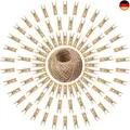 Produktbild: Holzwäscheklammer 100 STK Braun Holzklammern Mini - 3.5CM Kleine Deko