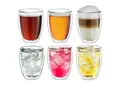 Produktbild: Creano Teeglas Thermoglas “hoch” 6er-Set 400ml, Borosilikatglas, 6-teilig