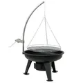 Produktbild: BBQ-Toro Schwenkgrill mit Grillrost Ø 64 cm | Holzkohlegrill, Feuerschale