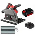 Produktbild: Einhell Akku-Tauchsäge Einhell Tauchsäge TP-PS 18/165 Li BL -Führungsschiene, mit Akku 4.0 Ah