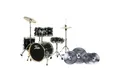 Produktbild: FAME Schlagzeug,Maple Standard Jungle Set Schlagzeug in Schwarz inklusive Cymbal Set mit 20 Zoll Ride 16 Zoll Crash 14 Zoll HiHat Drum-Set und Cymbals Set, Schlagzeuge, Drum-Sets, Jungle Set #BK+ Cymbals - Drum-Set