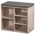 Produktbild: Kesper Garderobenbank, Grau, 51.5x29.5x48 cm, Fsc, Garderobe, Garderobenbänke