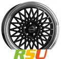 Produktbild: 4x Borbet B black rim polished 8x17