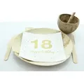 Produktbild: Sovie HORECA Serviette -Happy Birthday 18 - aus Tissue 33 x 33 cm, 3-lagig, 100 Stück