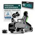 Produktbild: CargoVA Rangierwagenheber 2T hydraulisch | TÜV-Zertifiziert | Hubhöhe 130-330mm | Ideal für PKW & SUV zum Reifenwechsel [inkl. Koffer]