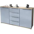 Produktbild: Vladon Sideboard, Pastellblau, Holzwerkstoff, 138.5x75.5x35 cm, Wohnzimmer, Kommoden & Sideboards, Sideboards